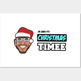 Lewis Hamilton christmas time design Posters and Art